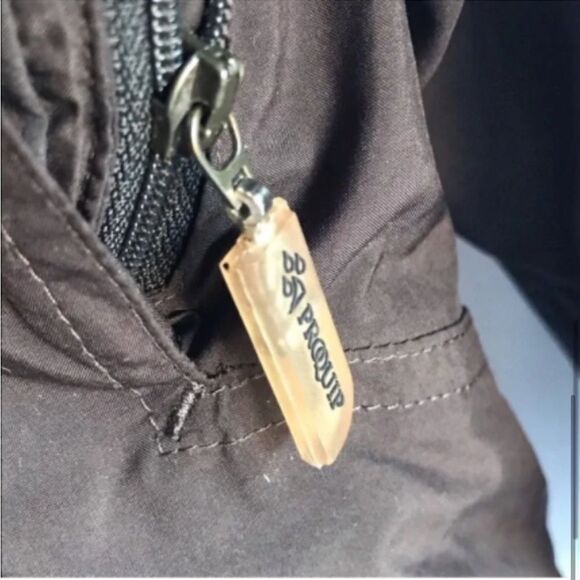 Men’s Silk Touch ProQuip Black Windbreaker Jacket - Picture 4 of 8